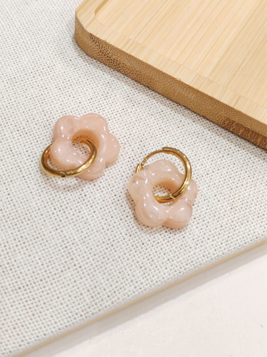 Boucles d'oreilles acier inoxydable E529