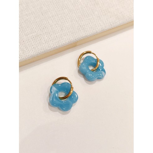 Boucles d'oreilles acier inoxydable E529