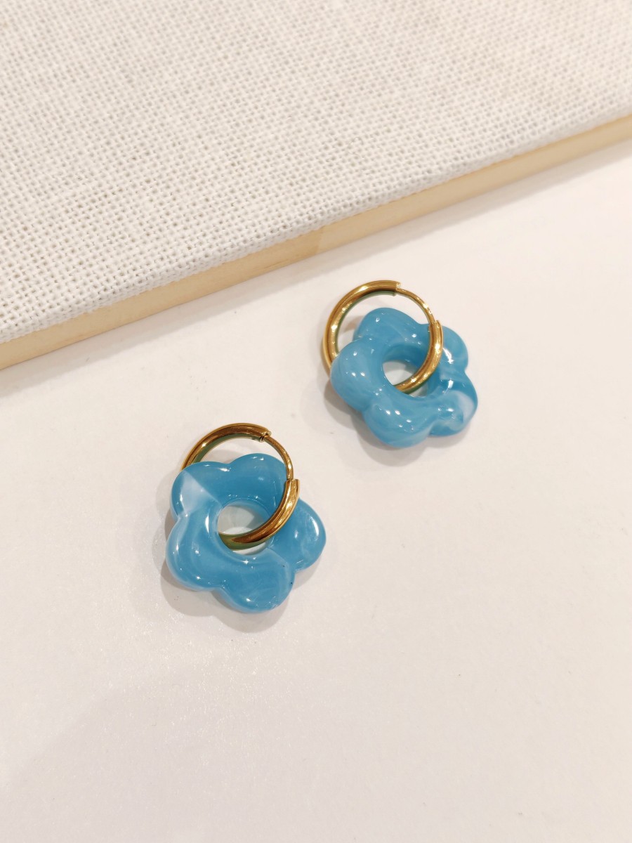Boucles d'oreilles acier inoxydable E529