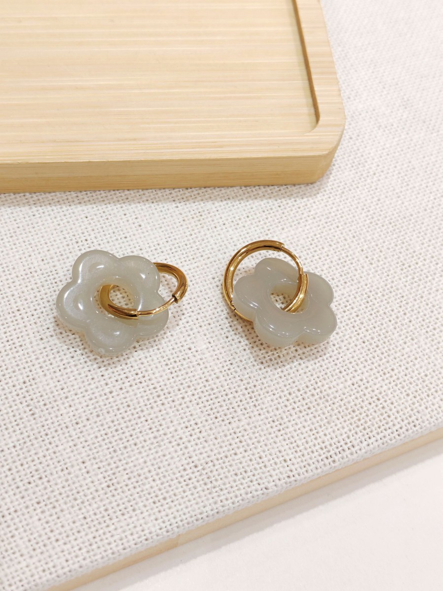 Boucles d'oreilles acier inoxydable E529
