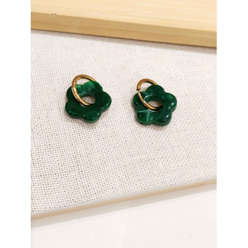 Boucles d'oreilles acier inoxydable E529