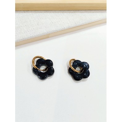Boucles d'oreilles acier inoxydable E529 2