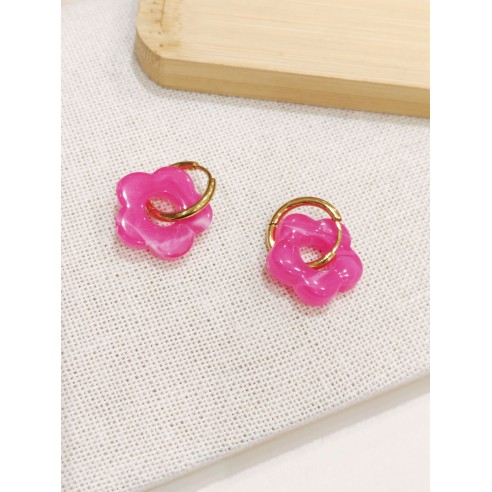 Boucles d'oreilles acier inoxydable E529