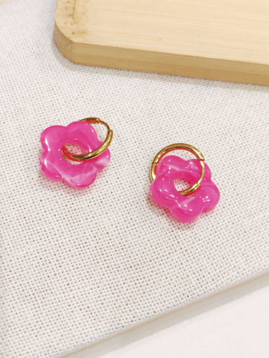 Boucles d'oreilles acier inoxydable E529