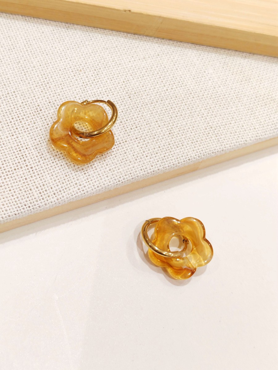 Boucles d'oreilles acier inoxydable E529