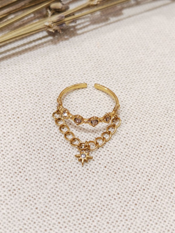 Bague réglable en acier inoxydable R216