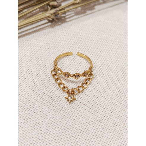 Bague réglable en acier inoxydable R216