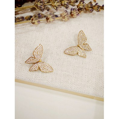 Boucles d'oreilles acier inoxydable E530