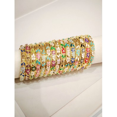 Lot de 15pcs bracelets joncs Thaïlandais BT001
