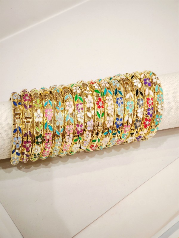 Lot de 15pcs bracelets joncs Thaïlandais BT001