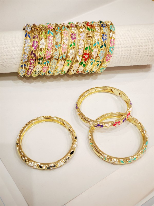 Lot de 15pcs bracelets joncs Thaïlandais BT001 2