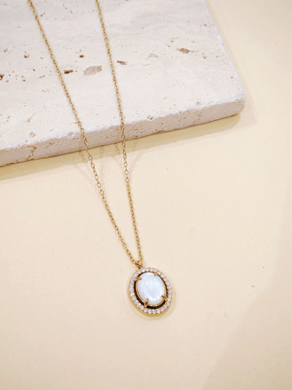 Collier en acier inoxydable N388