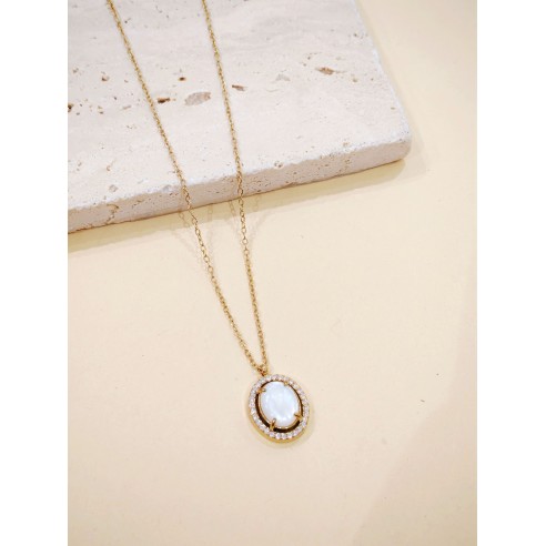 Collier en acier inoxydable N388