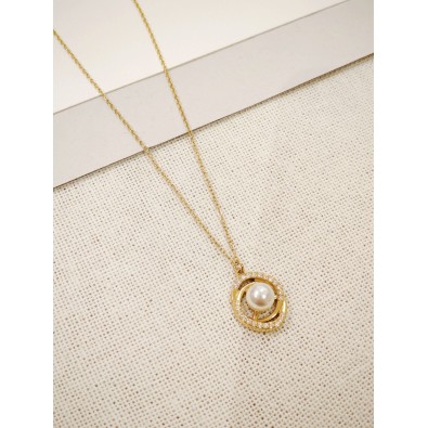 Collier en acier inoxydable N392