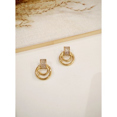 Boucles d'oreilles acier inoxydable E533