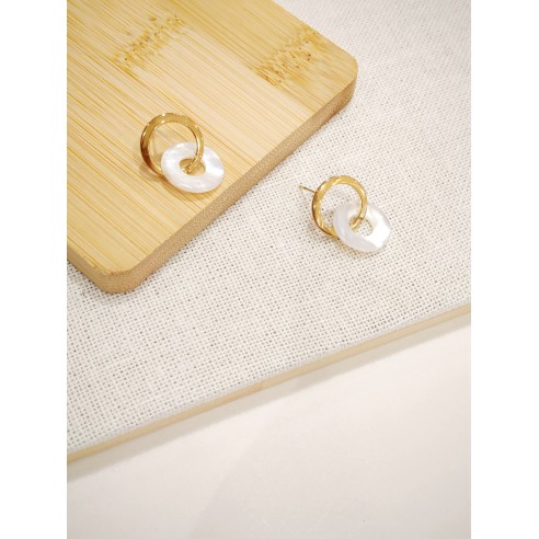 Boucles d'oreilles acier inoxydable E540