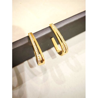 Boucles d'oreilles acier inoxydable E545 2