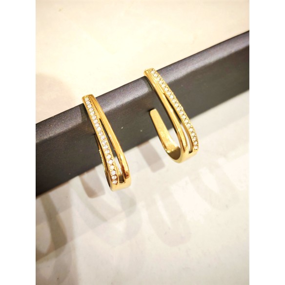 Boucles d'oreilles acier inoxydable E545