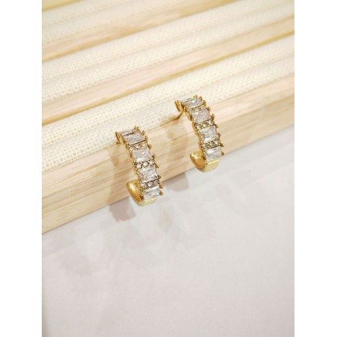Boucles d'oreilles acier inoxydable E548