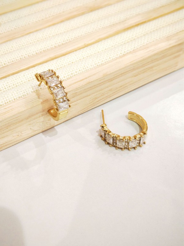 Boucles d'oreilles acier inoxydable E548