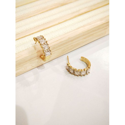 Boucles d'oreilles acier inoxydable E548