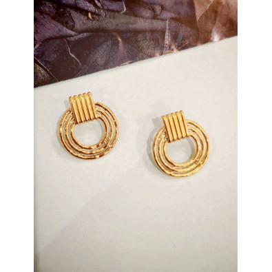 Boucles d'oreilles acier inoxydable E549