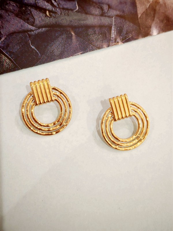 Boucles d'oreilles acier inoxydable E549