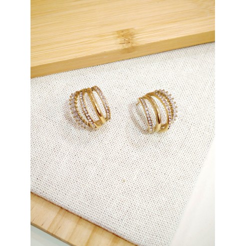 Boucles d'oreilles acier inoxydable E551