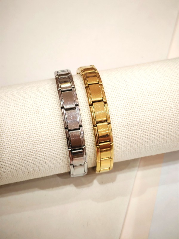 Bracelet italien en acier inoxydable BI001 2