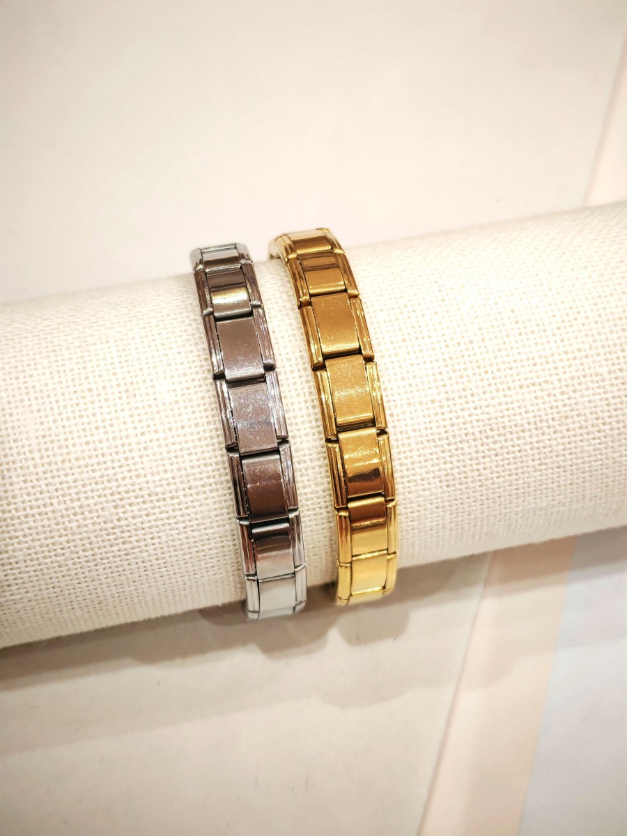 Bracelet italien en acier inoxydable BI001