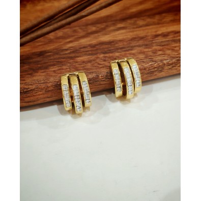 Boucles d'oreilles acier inoxydable E554