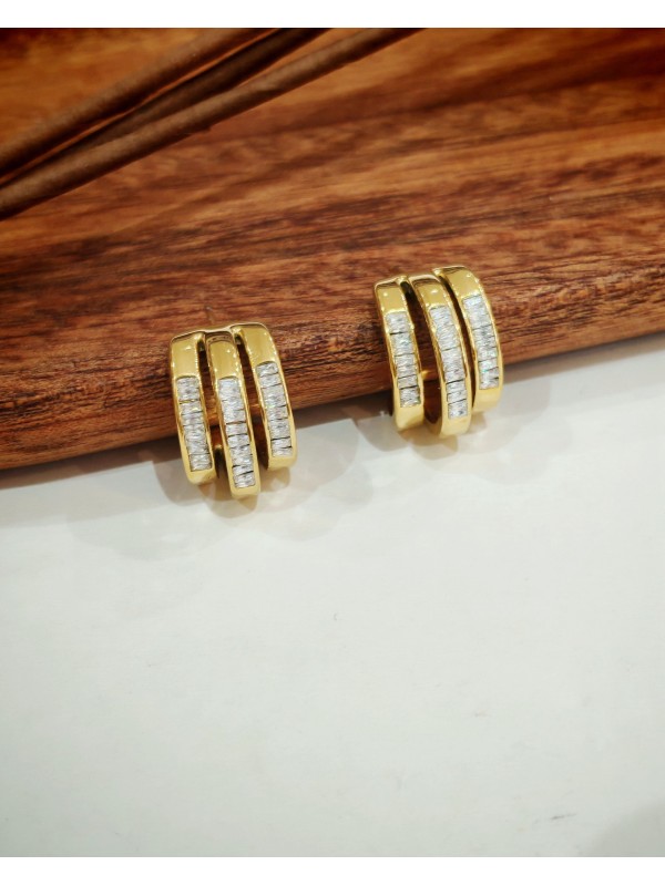 Boucles d'oreilles acier inoxydable E554