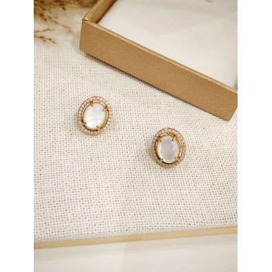 Boucles d'oreilles acier inoxydable E558