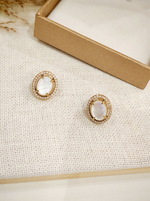 Boucles d'oreilles acier inoxydable E558