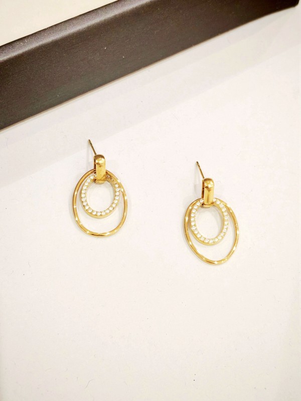 Boucles d'oreilles acier inoxydable E562