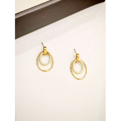 Boucles d'oreilles acier inoxydable E562