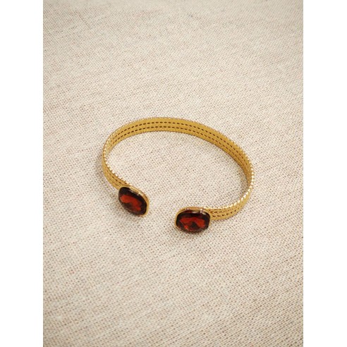 Bracelet jonc acier inoxydable J187