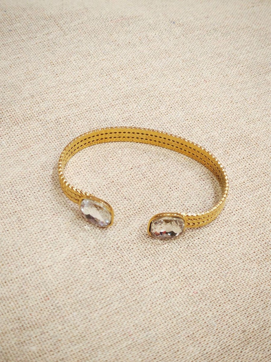 Bracelet jonc acier inoxydable J187