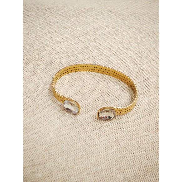 Bracelet jonc acier inoxydable J187