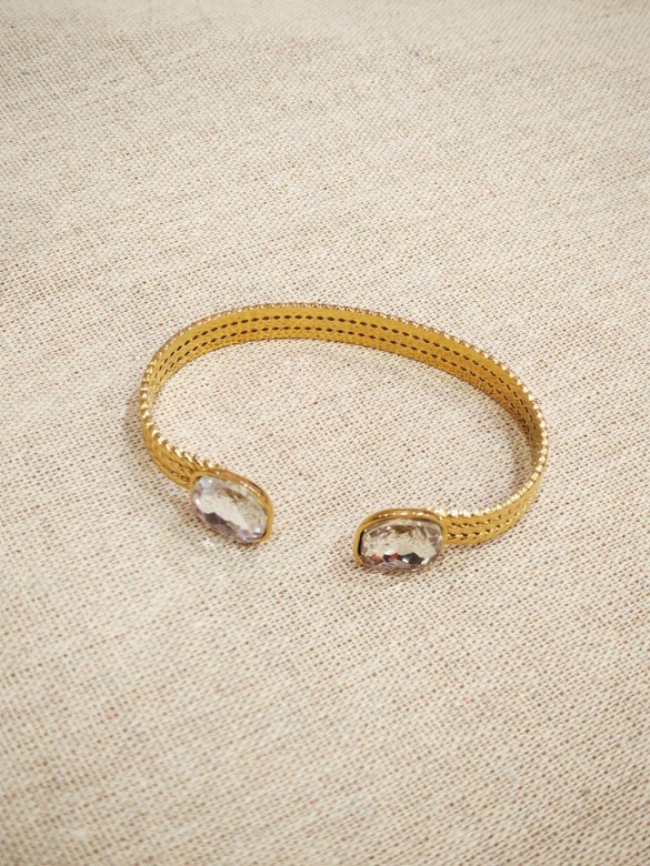 Bracelet jonc acier inoxydable J187