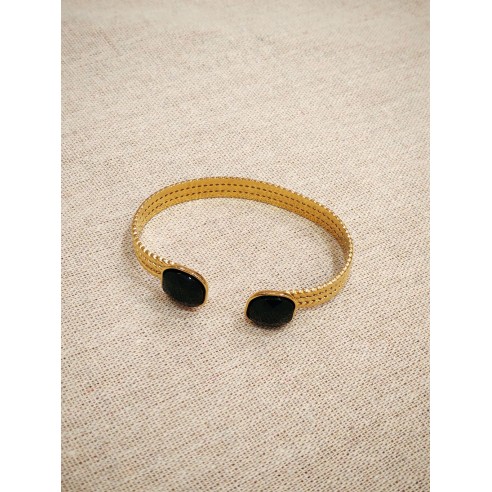 Bracelet jonc acier inoxydable J187