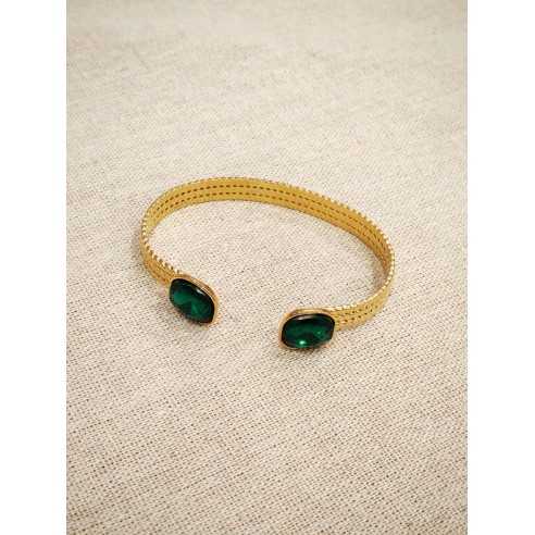 Bracelet jonc acier inoxydable J187