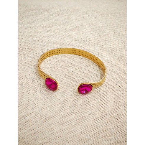 Bracelet jonc acier inoxydable J187