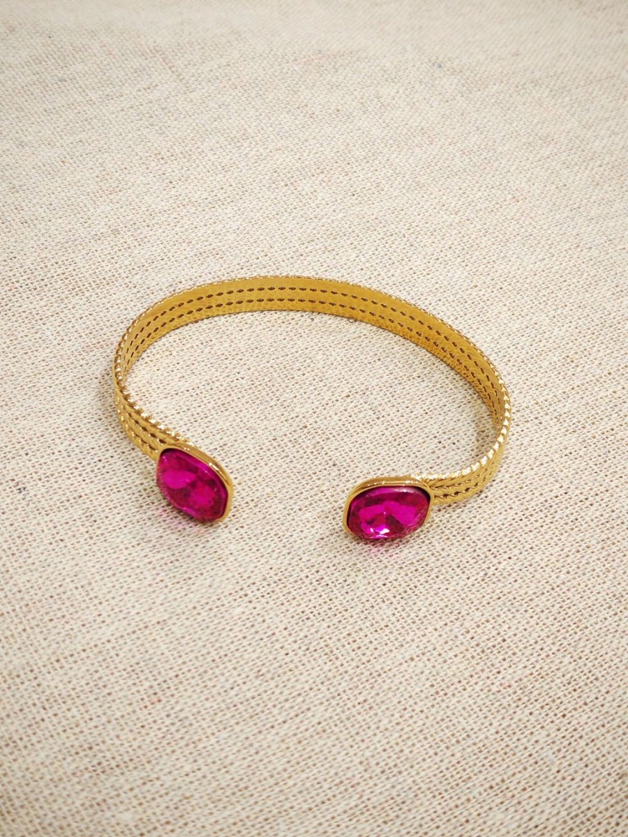 Bracelet jonc acier inoxydable J187