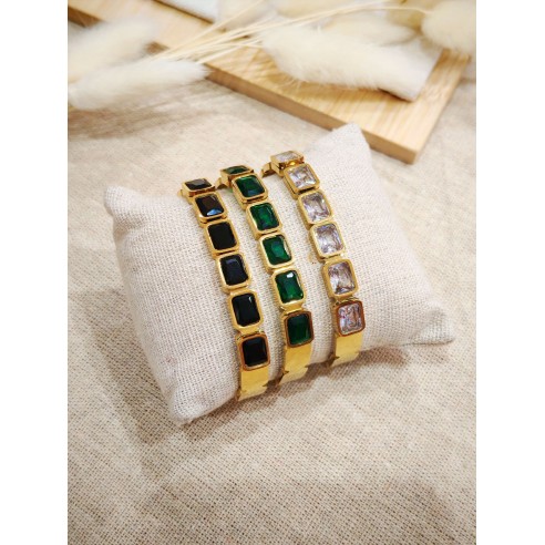 Bracelet jonc acier inoxydable J188