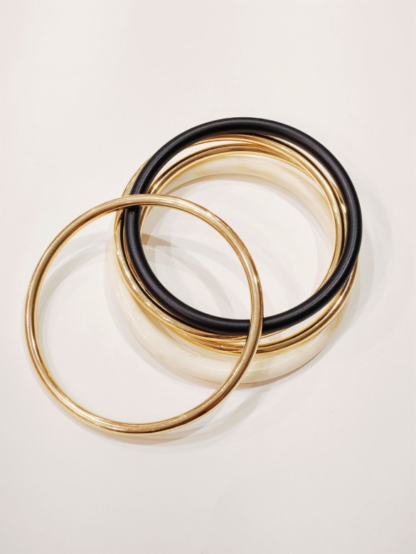 Bracelet en métal et résine lot de 5 pièces BR158