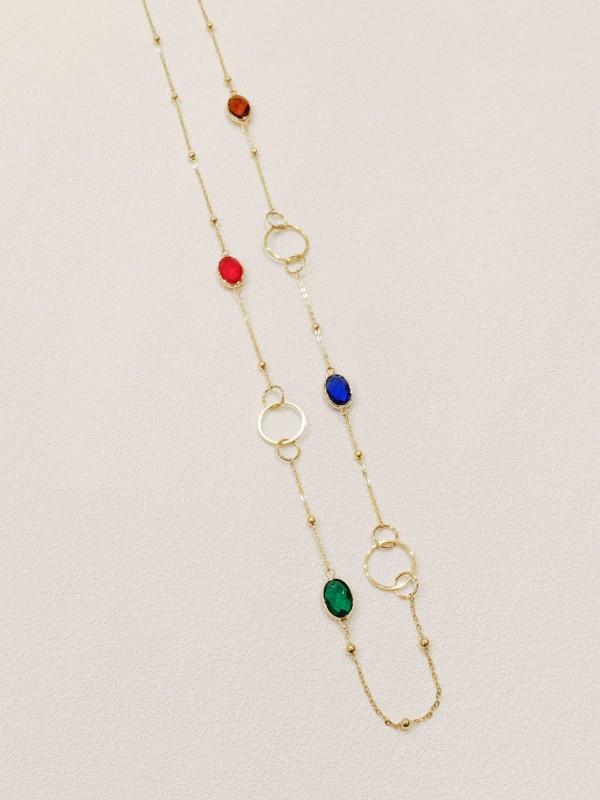 Sautoir en acier inoxydable N456