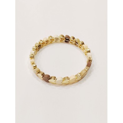 Bracelet  élastique en métal BR160 2