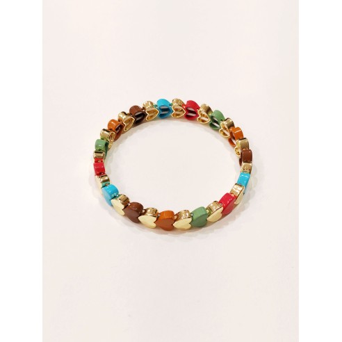 Bracelet  élastique en métal BR160