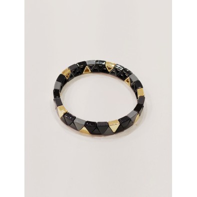 Bracelet  élastique en métal BR161 2